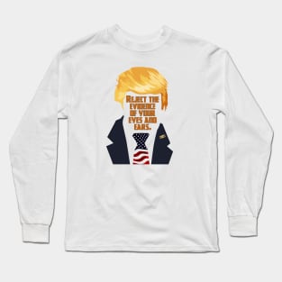 Trump as Orwell's INGSOC Long Sleeve T-Shirt